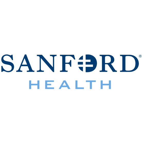 Sanford Health logo in blue with stylized letter "O"